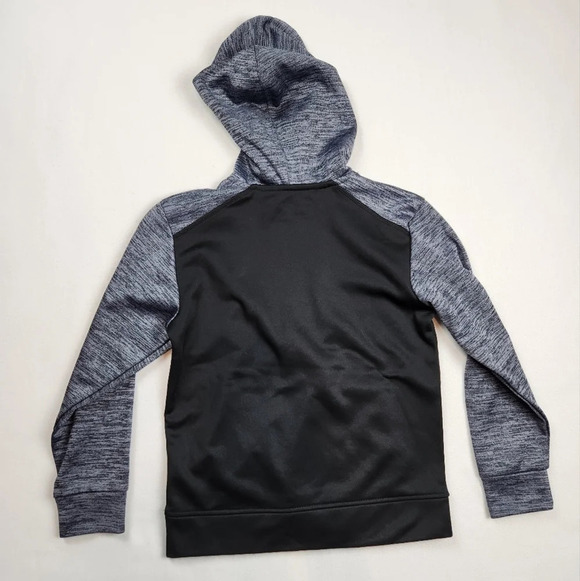 Champion Black and Gray Logo Pullover Hoodie - Picture 2 of 4